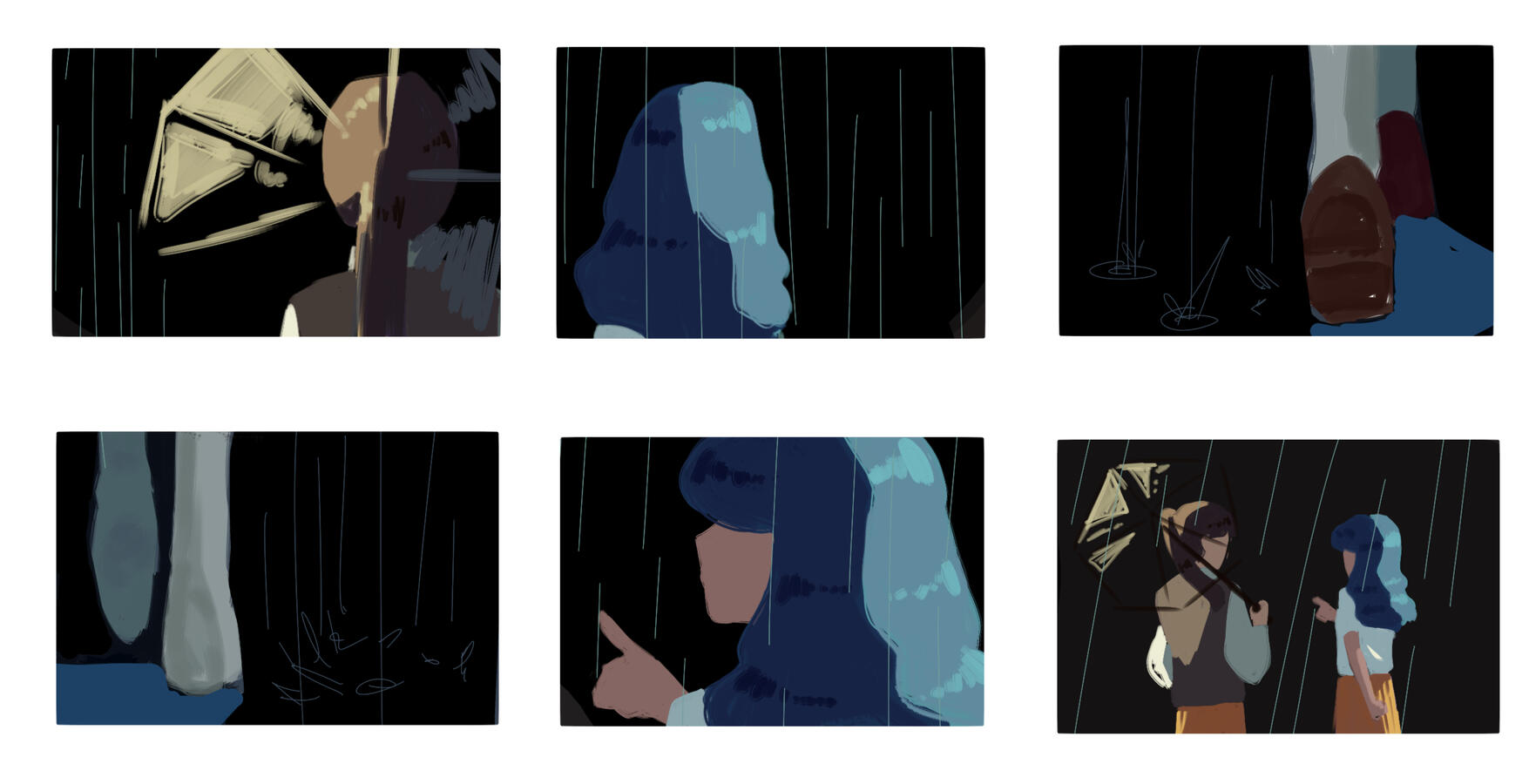 colour concept for Rain colour concept for Rain